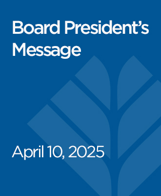  Board President's Message